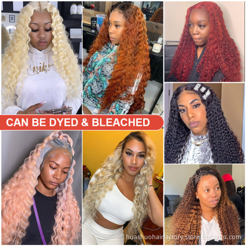 Blonde 613 Hd Full Transparent Lace Frontal Closure Wig Mink Brazilian Human Hair Lace Front Wigs Human Hair For Black Women